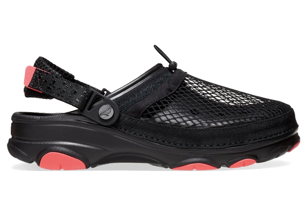 Pre-owned Crocs Classic All-terrain Clog Staple Homing Pigeon In Black/red