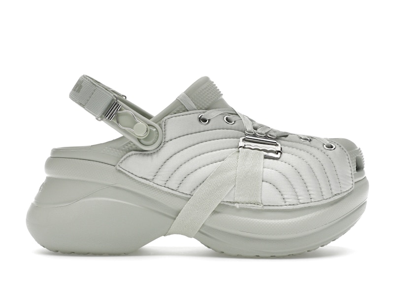 Pre-owned Crocs Classic Bae Clog Jean Paul Gaultier Corset (women's) Sneakers In Plaster In Gray
