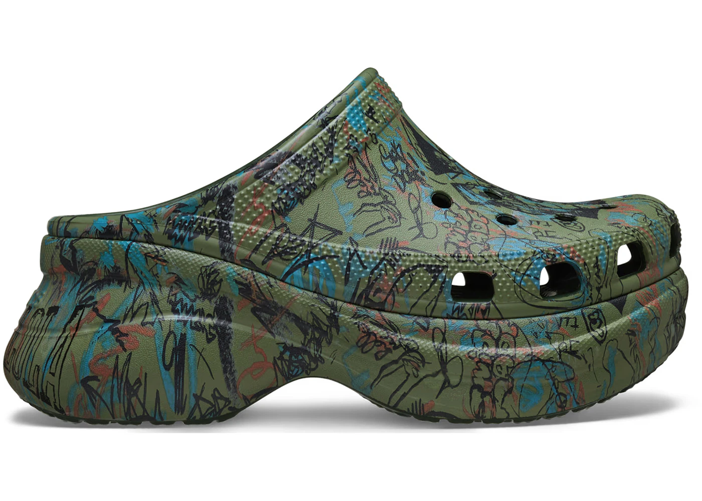 Crocs Classic Bae Clog Mowalola Forest (Women's) 211078-3UR US