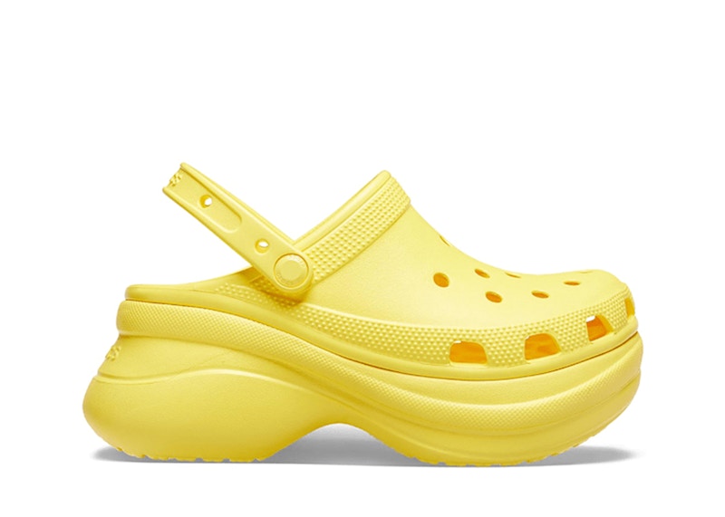 Platform on sale crocs yellow