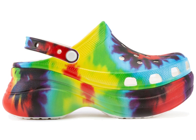 Tie dye cheap crocs on sale