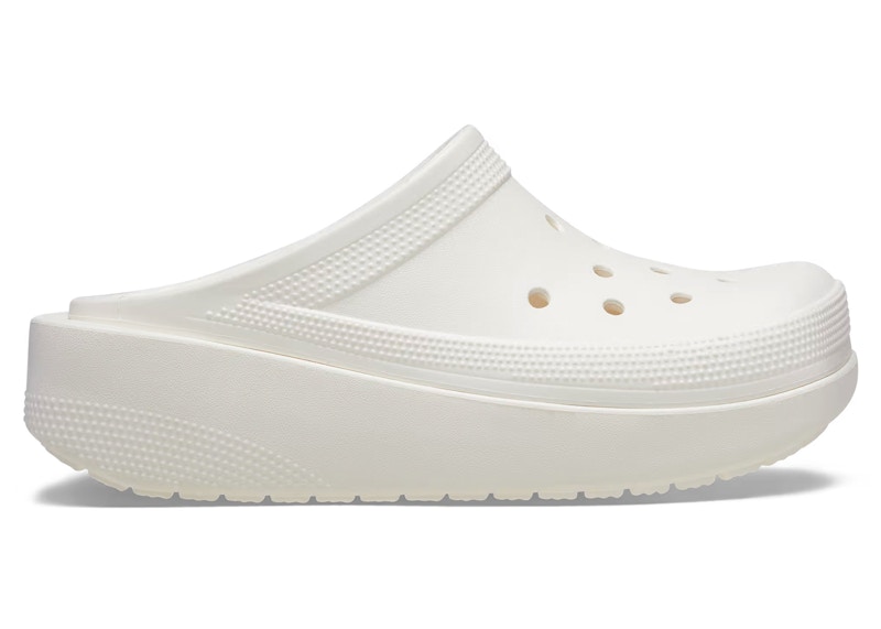 Pre-owned Crocs Men's  Classic Blunt Toe Sneakers In Chalk In Gray
