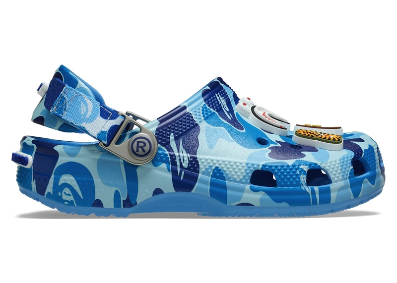 Crocs Classic Clog A Bathing Ape ABC Camo Blue (Kids Crocs Classic Clog A Bathing Ape ABC Camo Blue (Kids