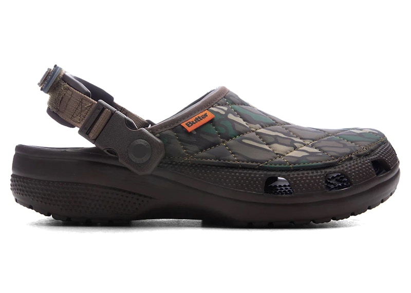 Pre-owned Crocs Men's  Classic Clog Butter Sneakers In Camo In Multi