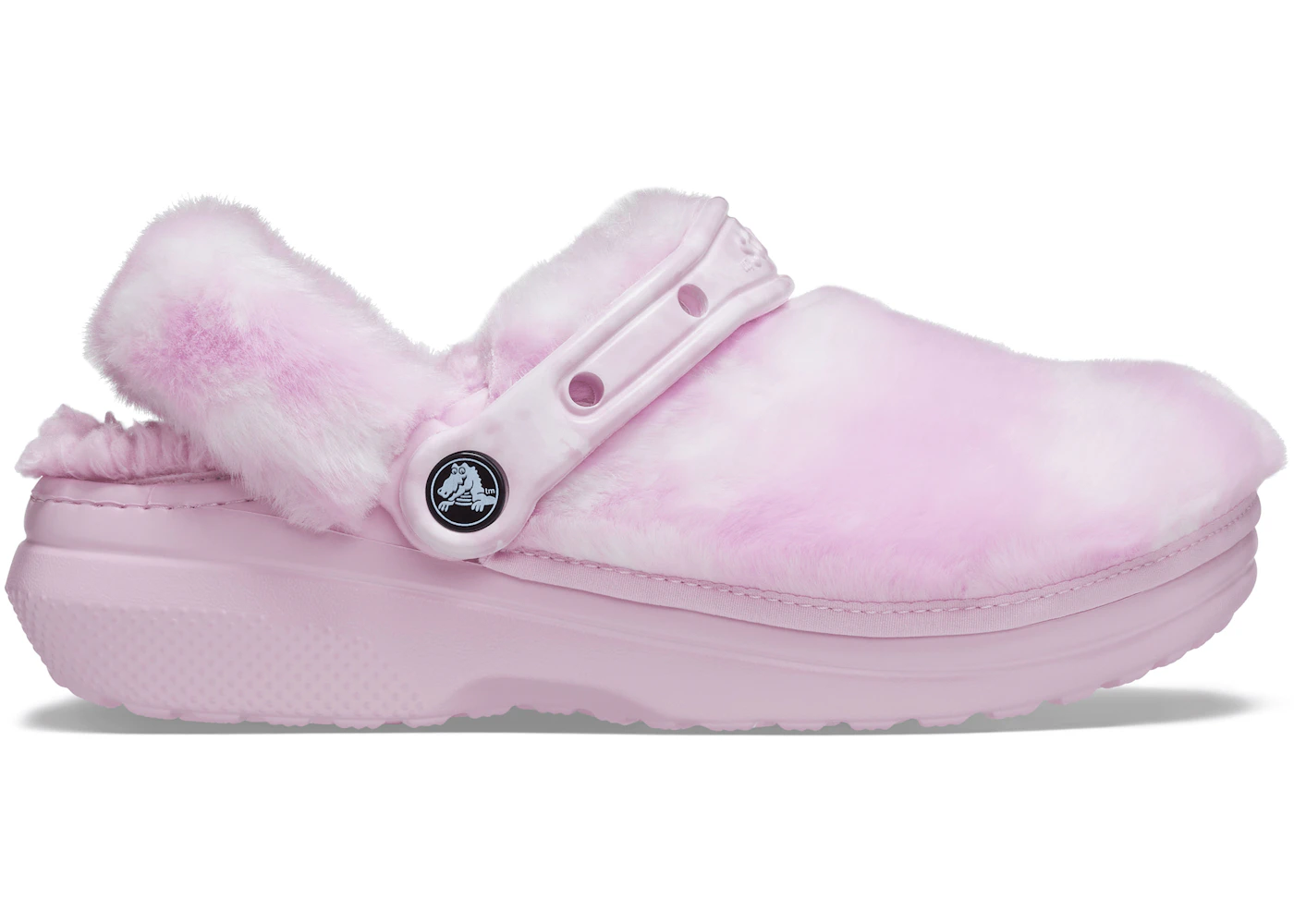 Pink Crocs With Fur Buy Crocs Junior Girls Classic Lined Marble
