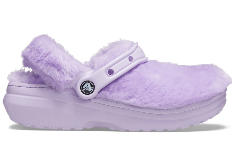 Crocs Classic Clog Fur Sure Lavender Men's - Sneakers - US