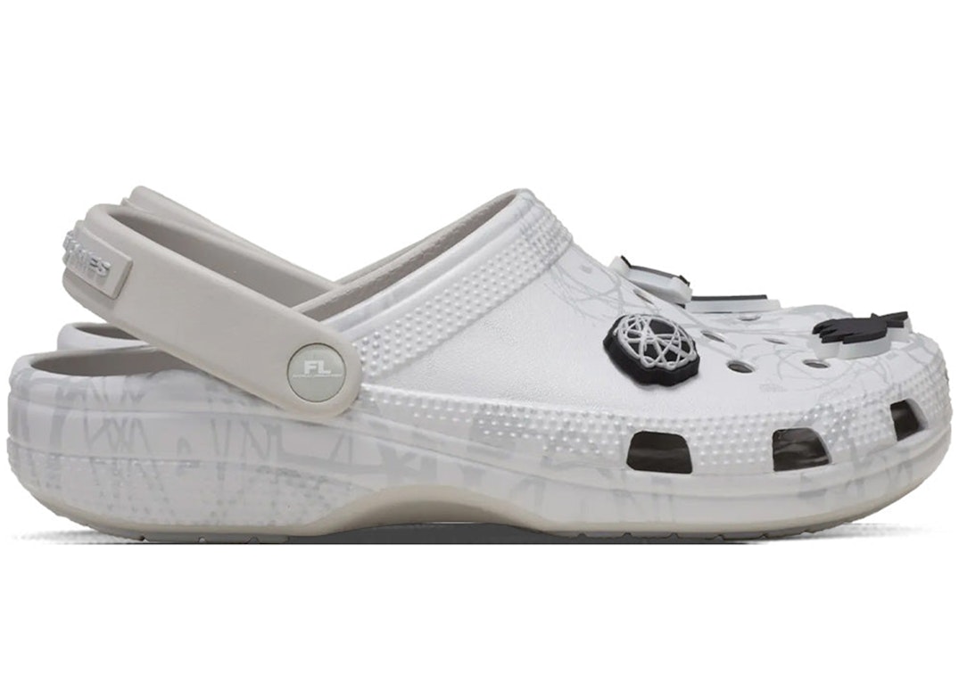 Pre-owned Crocs Classic Clog Futura Laboratories Pearl White