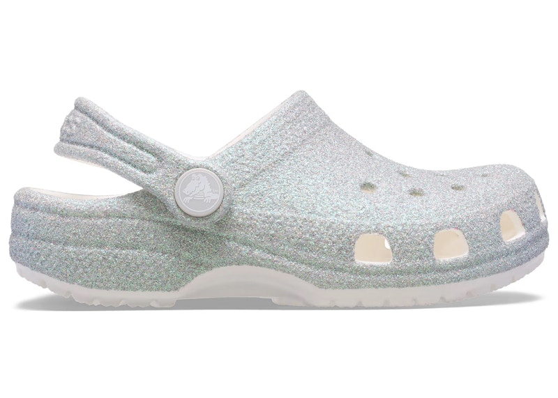 Crocs Classic Clog Glitter White (TD) - 210985-100 - US