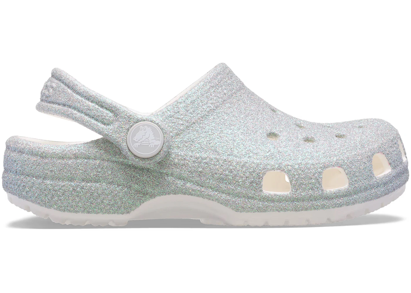 Crocs Classic Clog Glitter White (TD) - 210985-100 - US