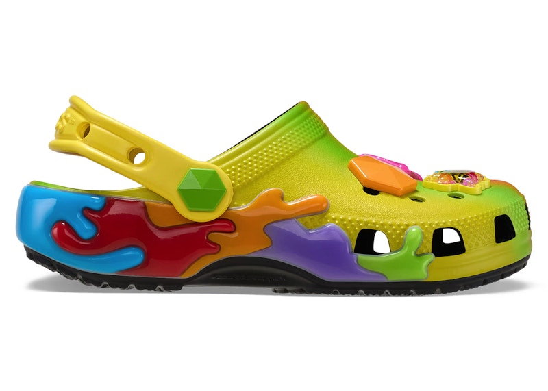 Pre-owned Crocs Men's Classic Clog Gushers Sneakers In Multi