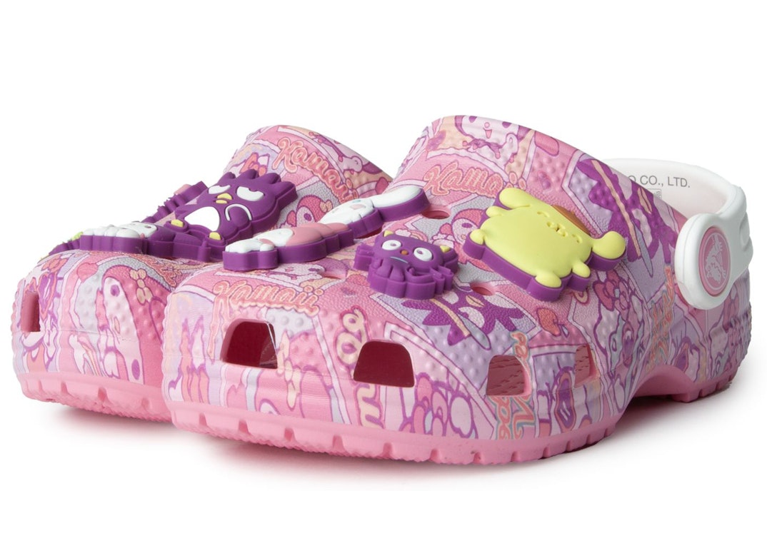 Pre-owned Crocs Classic Clog Hello Kitty And Friends (td) In Pink