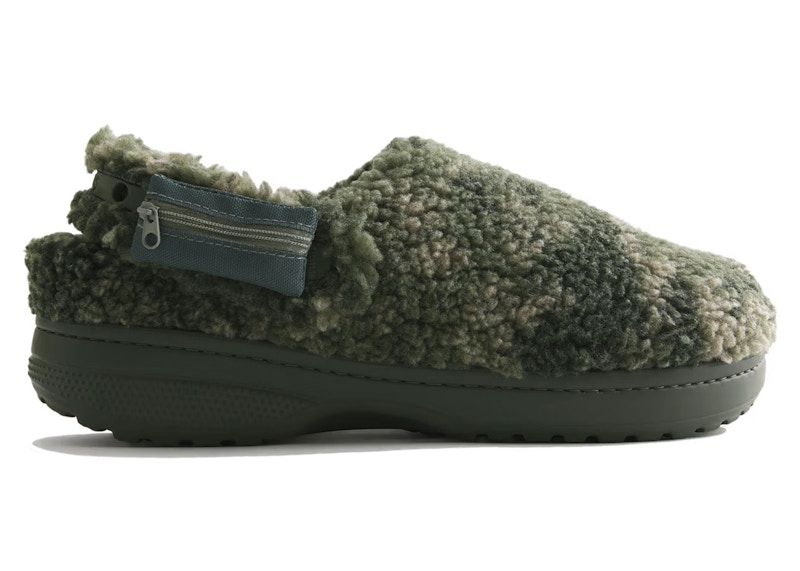 Pre-owned Crocs Men's  Classic Clog Hollister Unfurgettable Sneakers In Dusty Olive In Green