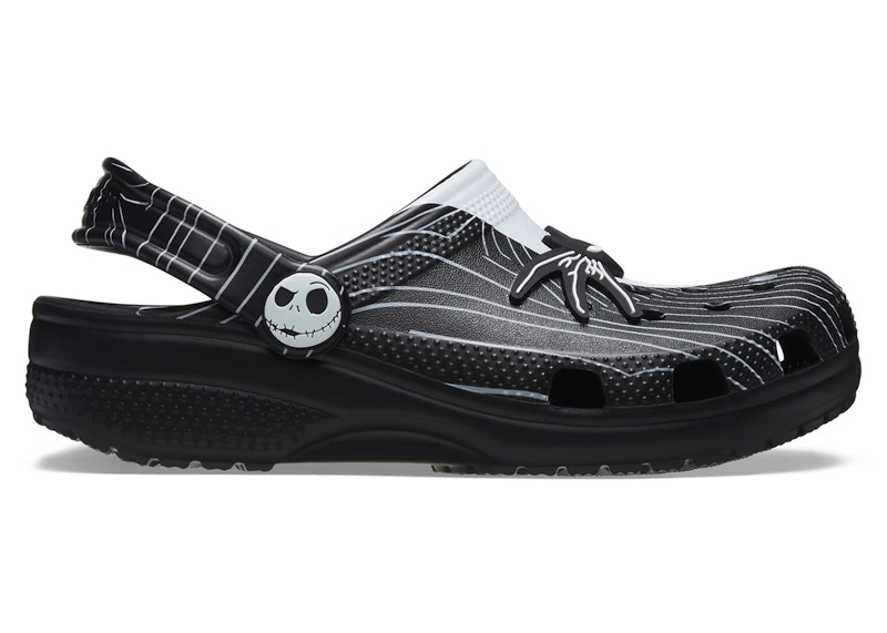 Pre-owned Crocs Classic Clog Jack Skellington Nightmare Before Christmas (kids) Sneakers In Black