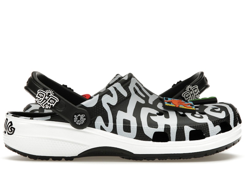 Keith Haring X Crocs ☆ Classic Clog Sandal★ Black NEW CROCS KEITH HARING CLASSIC CLOG 209488 BLACK UNISEX | eBay