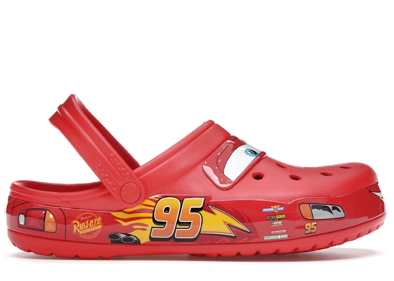 Lightning mcqueen crocs on sale size 9 mens