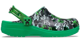 Crocs Classic Clog Minecraft Black Green (Kids)