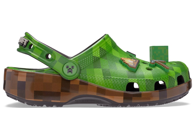 Crocs Classic Clog Minecraft Grass Block (Kids)