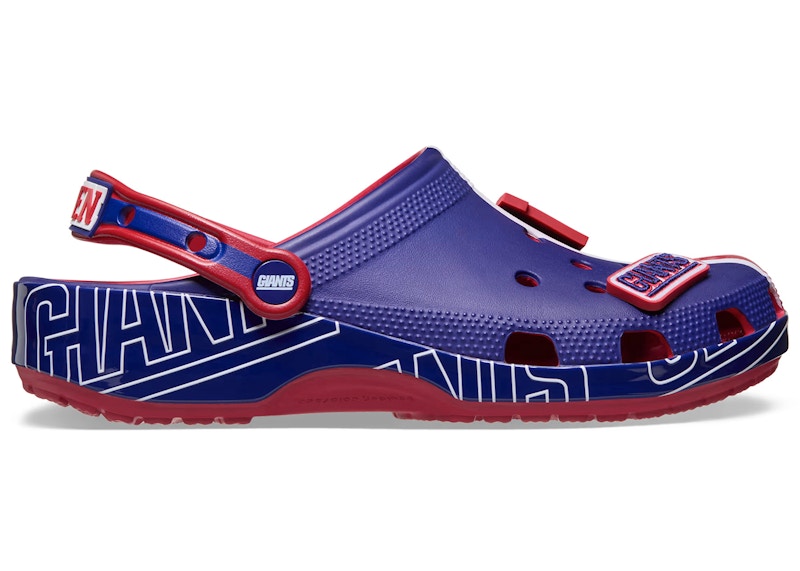 Men's Crocs Classic Clog NFL New York Giants Sneakers