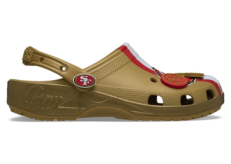Pre-owned Crocs Men's Classic Clog Nfl San Francisco 49ers Sneakers In Multi
