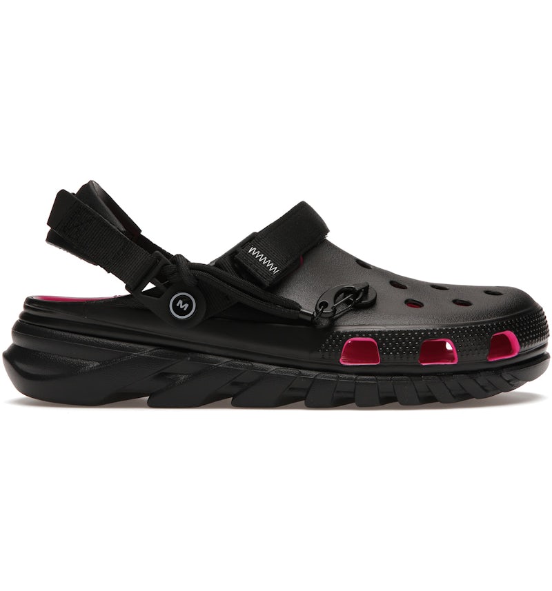 Crocs Duet Max Clog Post Malone Black Men's 207268-001 US