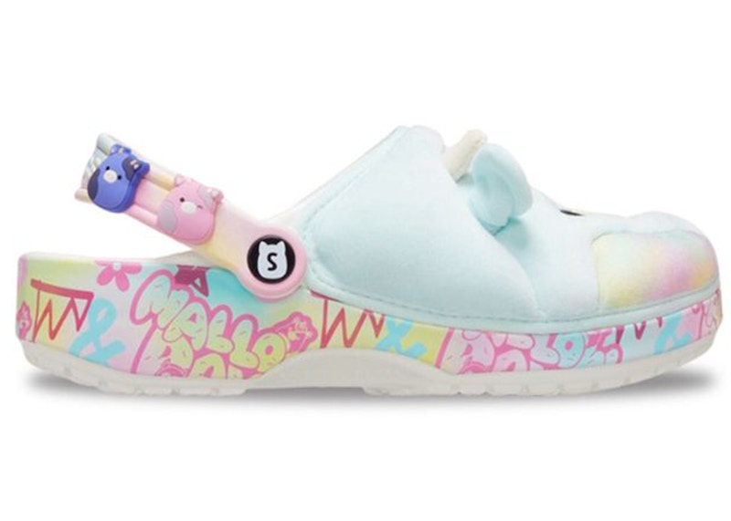 Pre-owned Crocs Classic Clog Squishmallow Cow (kids) Sneakers In Light Blue