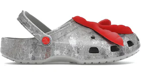 크록스 x 스테이플 클래식 클로그 그레이 레드 Crocs Classic Clog "Staple Sidewalk Luxe" 