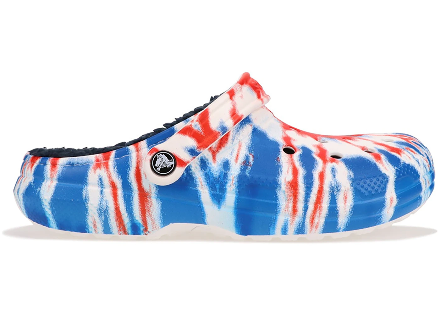 Tie dye top clog crocs