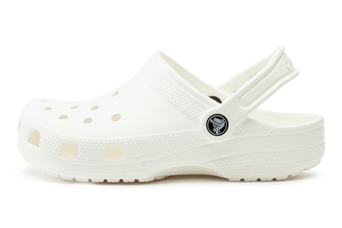 Pre-owned Crocs Classic Clog White (kids)