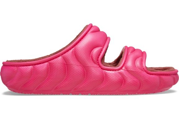 Crocs Classic Cozzzy Overpuff Sandale Drachenfrucht