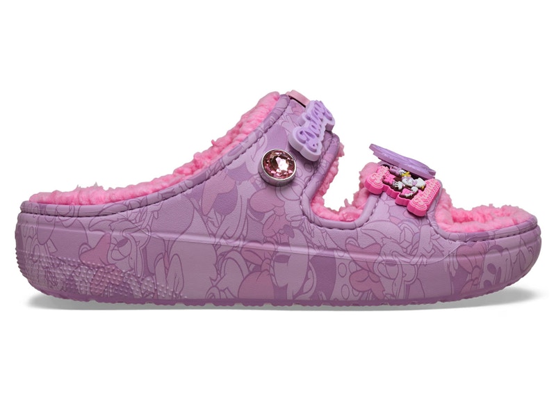 Pre-owned Crocs Men's Classic Cozzzy Sandal Disney Minnie And Daisy Sneakers In Multi