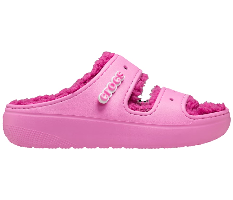 Pre-owned Crocs Classic Cozzzy Sandal Saweetie Taffy Pink (women's)