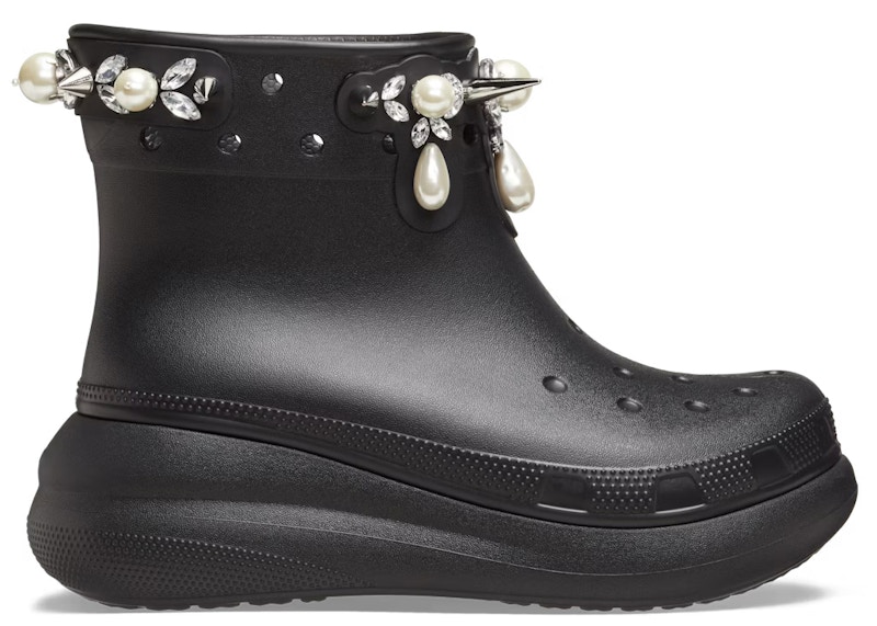Crocs Classic Crush Boot Simone Rocha Black - 210143-001 - US Crocs Classic Crush Boot Simone Rocha Black - 210143-001 - US