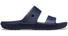 Crocs Classic Double Band Slide Sandals Navy