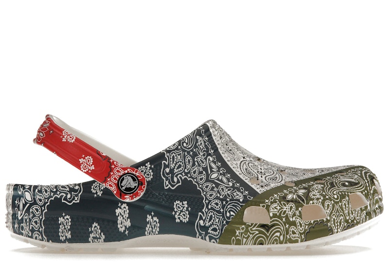 Paisley print online crocs