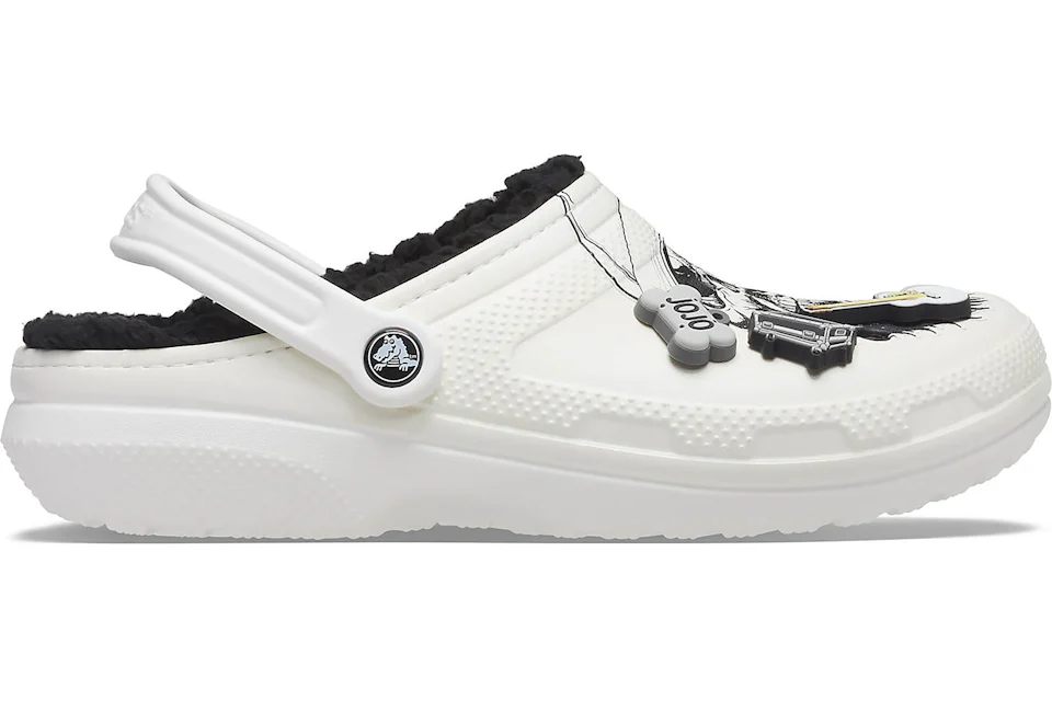 White and black crocs sales