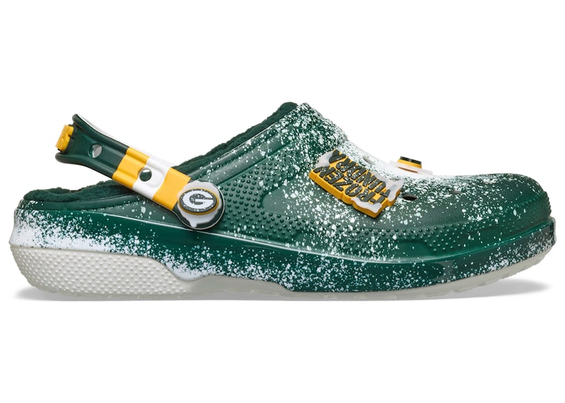 Crocs Classic Clog mit Innenfutter, NFL Green Bay Packers Herren