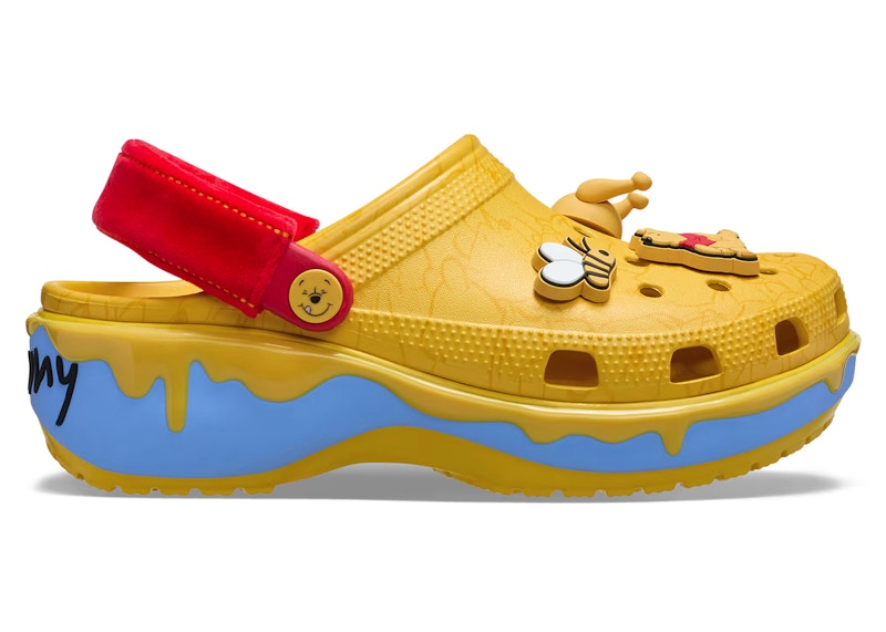Pre-owned Crocs Classic Platform Clog Disney Winnie The Pooh (women's) Sneakers In Multi