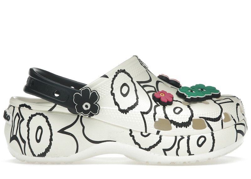 Pre-owned Crocs Classic Platform Clog Marimekko (women's) Sneakers In Multi