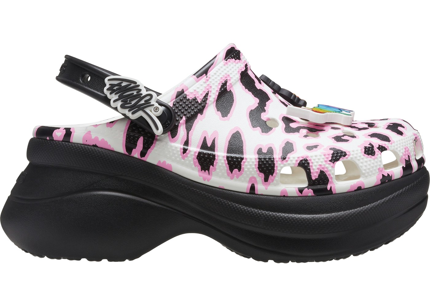 Crocs Classic Platform Clog Ron English Party Animals Cheetah (W)