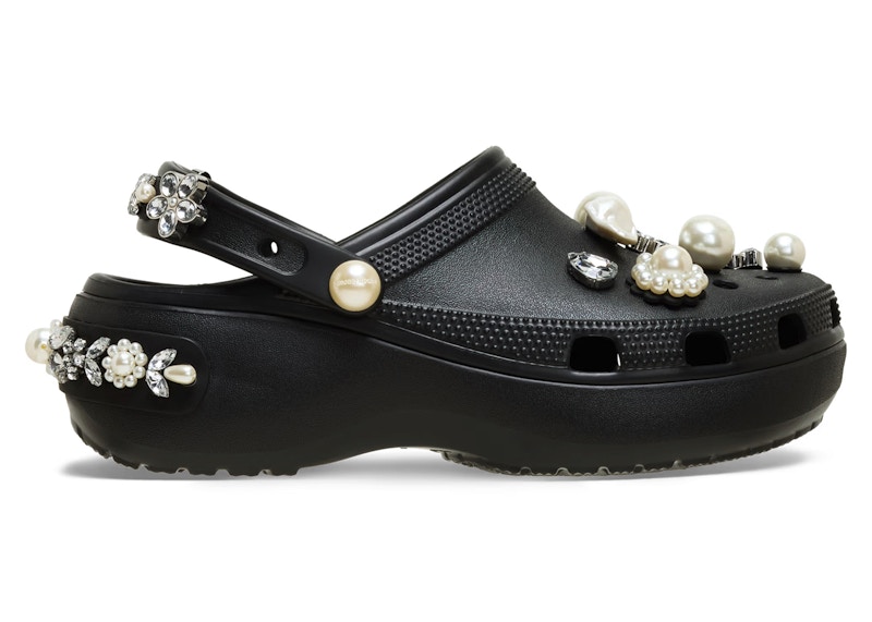 Crocs Classic Platform Clog Simone Rocha Black (Women's)