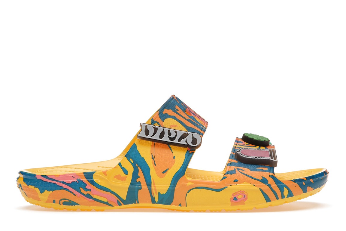 Pre-owned Crocs Classic Slide Diplo Take A Walk On The Weird Side In Multi-color/multi-color