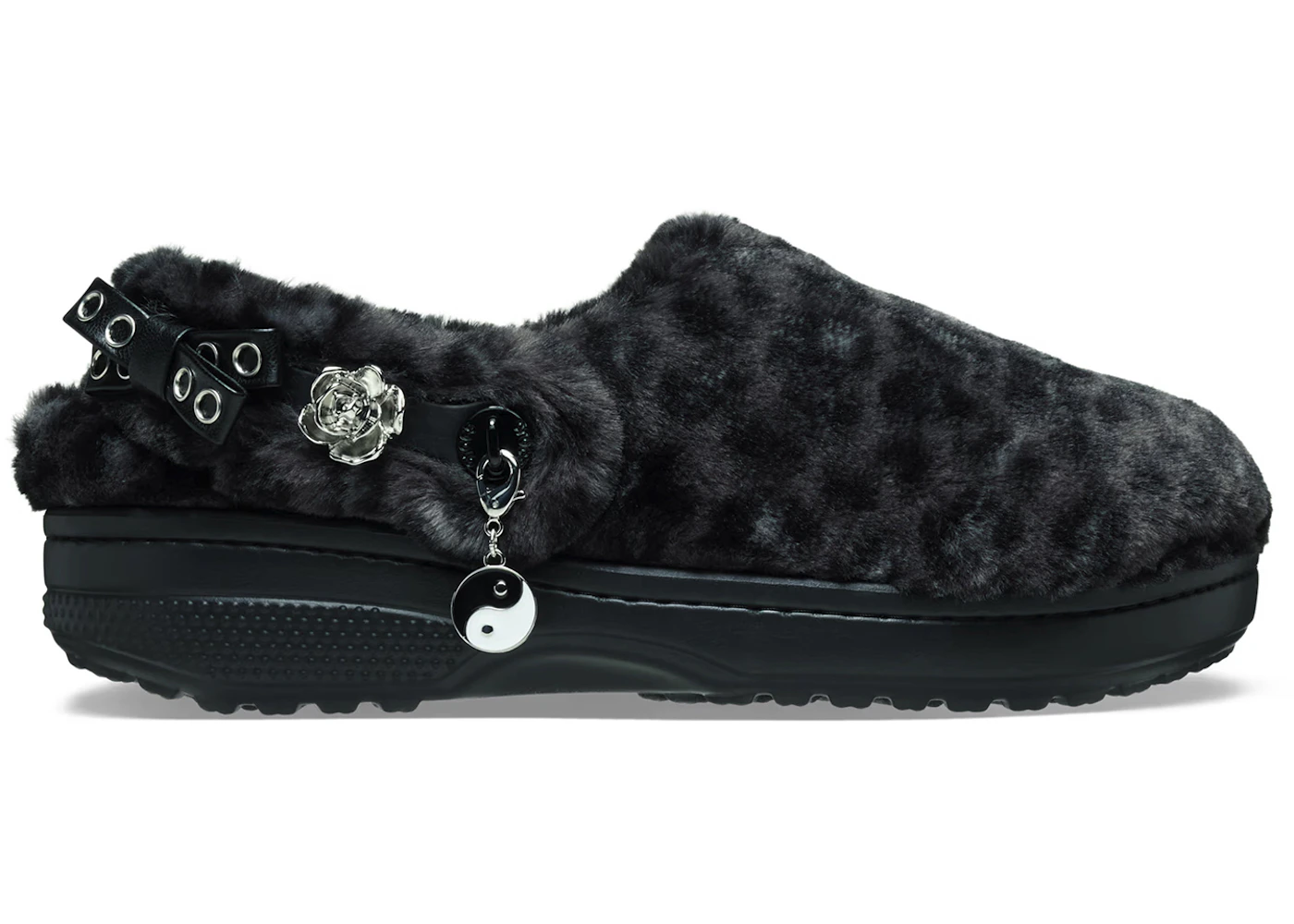 Crocs Shoes Leopard Fleece Crocs Fleece Lined Lined Leopard Print