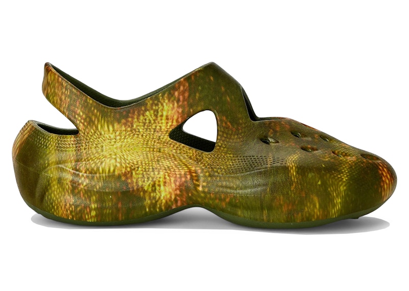 Pre-owned Crocs Men's Diffuser Clog Dingyun Zhang Sneakers In Army Green