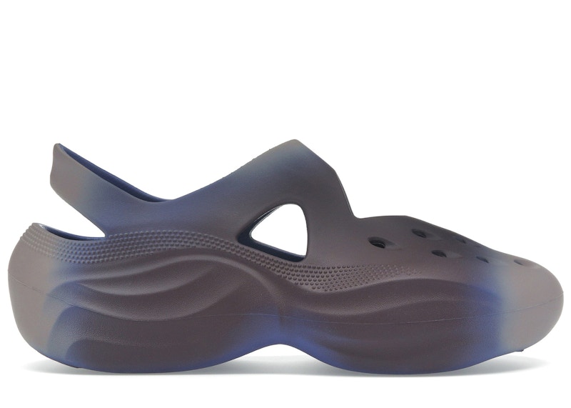 Pre-owned Crocs Men's Diffuser Clog Dingyun Zhang Sneakers In Sapphire In Blue