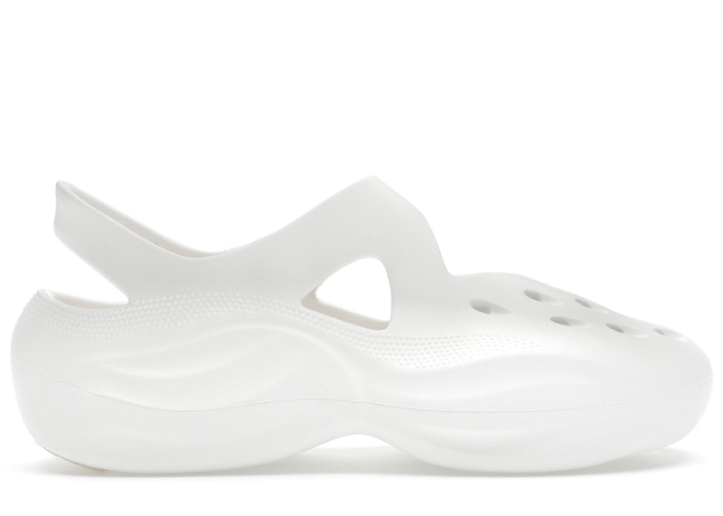Pre-owned Crocs Men's  Diffuser Clog Dingyun Zhang Sneakers In White