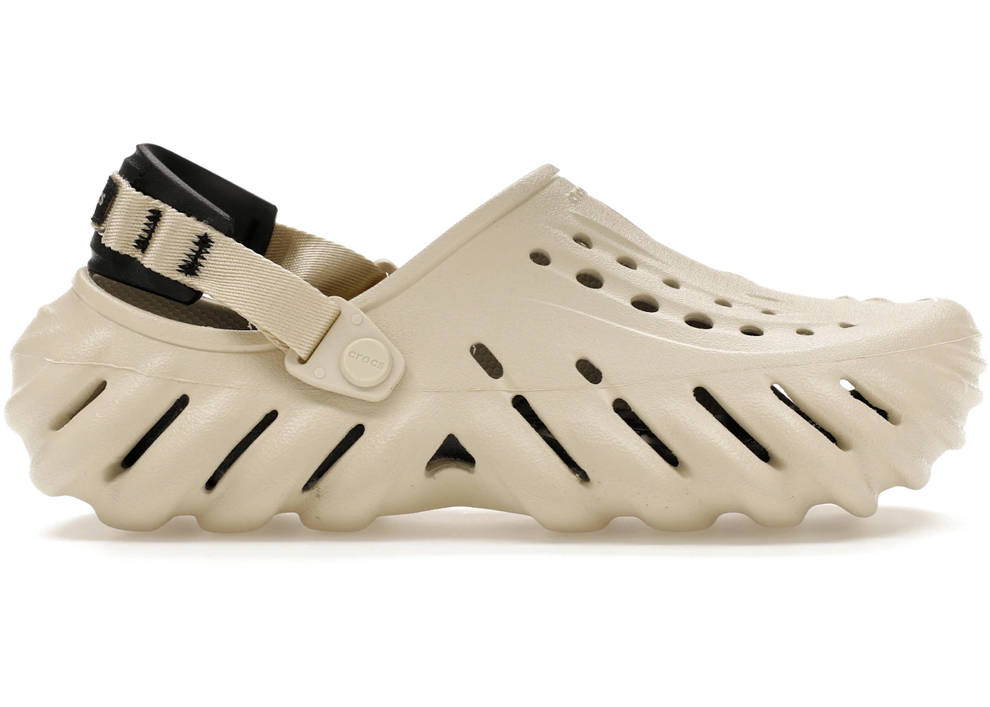 Crocs Echo Clog Bone Black Men's 207937-2YJ US - Main Image