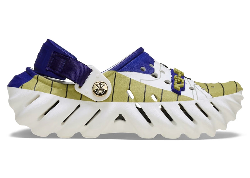 Pre-owned Crocs Echo Clog Dragon Ball Z Vegeta (kids) Sneakers In Tan/blue/white