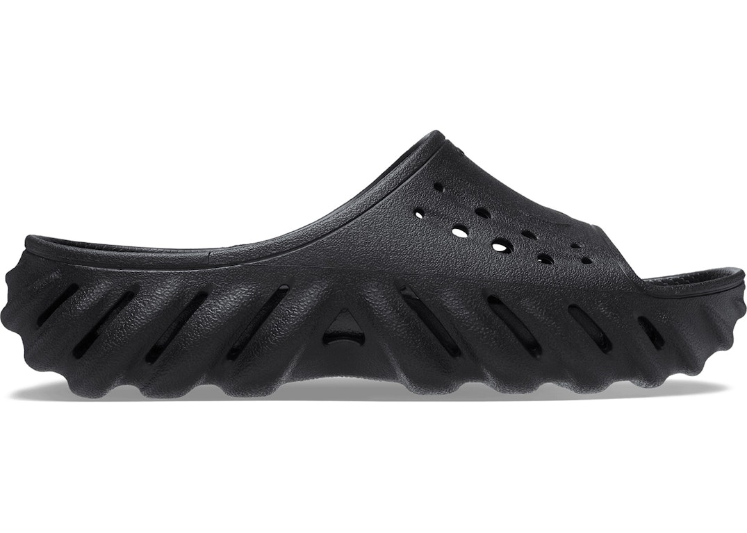 Pre-owned Crocs Echo Slide Black