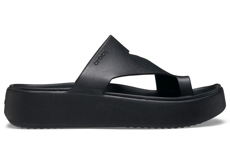 Crocs Getaway Platform Toe Loop Flip Black (da donna)