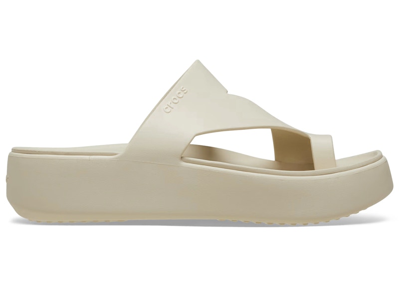 ③ Japonki Crocs Getaway Platform Toe Loop Golden Hour 210834-78Z w